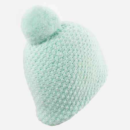 ADULT SKI HAT MADE IN FRANCE - TIMELESS - LIGHT GREEN