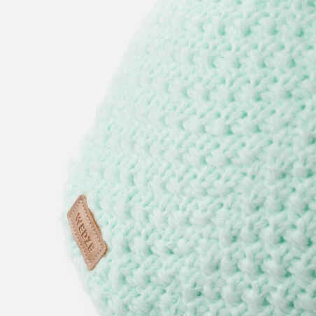 ADULT SKI HAT MADE IN FRANCE - TIMELESS - LIGHT GREEN