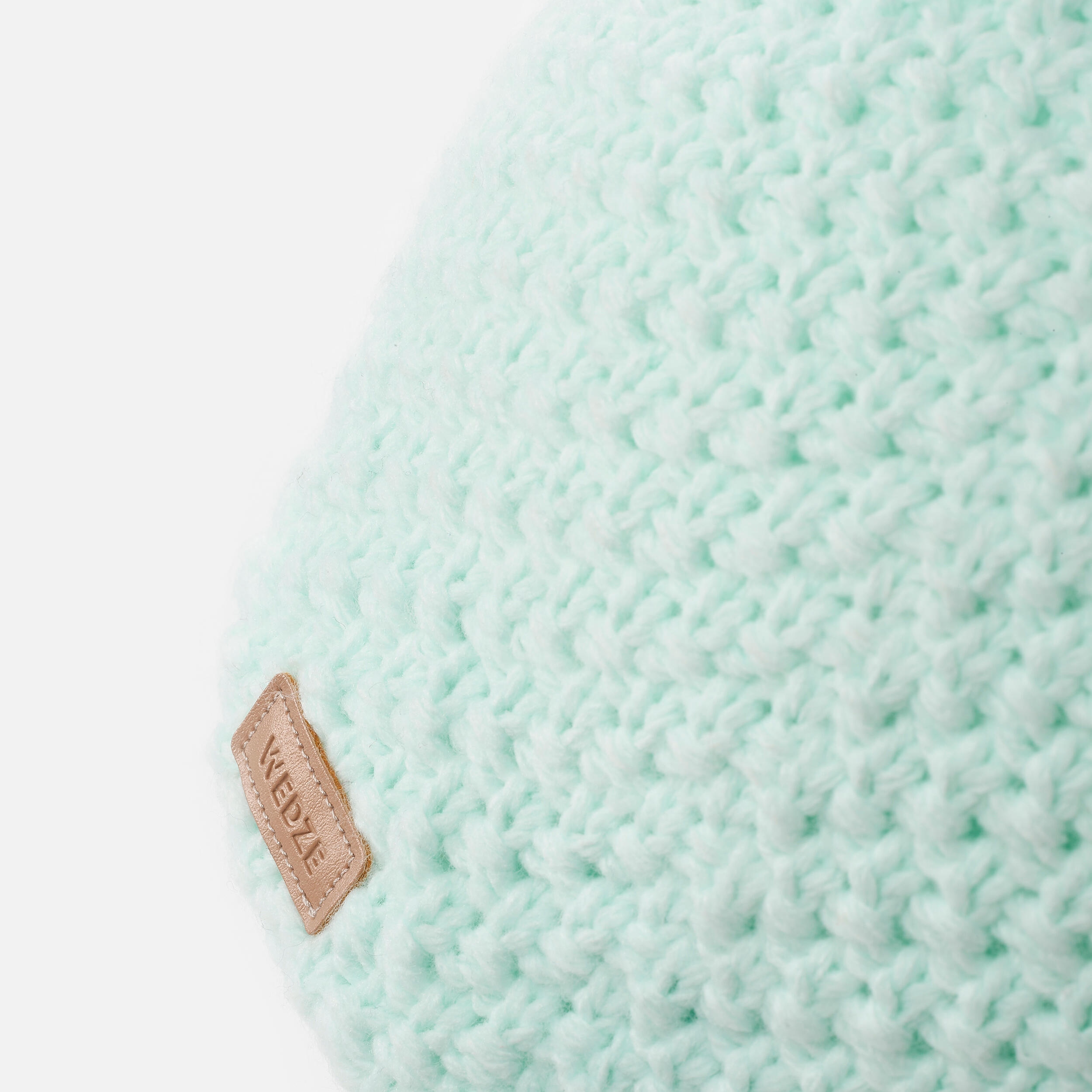 ADULT SKI HAT MADE IN FRANCE - TIMELESS - LIGHT GREEN 5/9