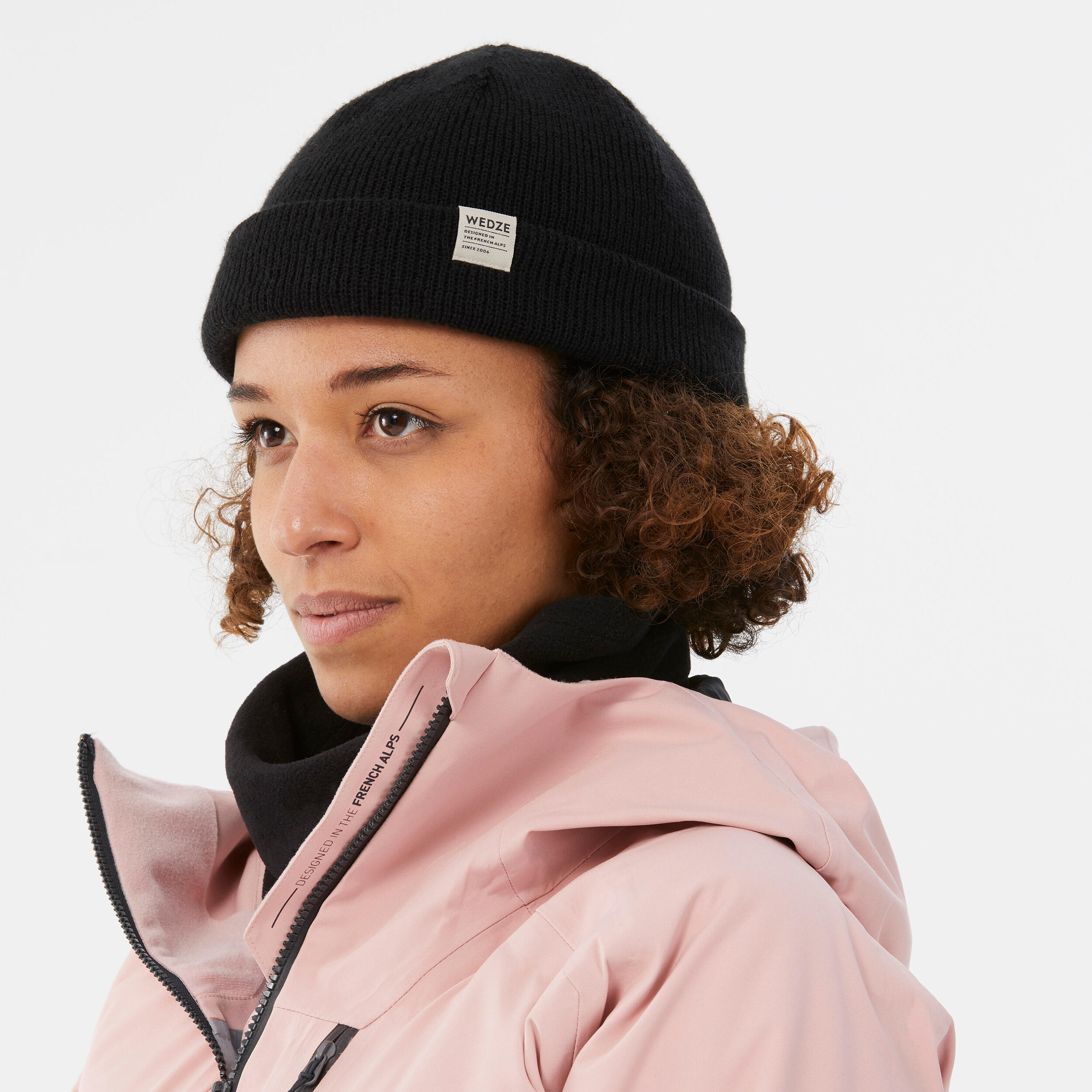 ADULT SKI HAT - DOCKER - BLACK 10/12