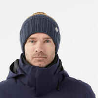 ADULT SKI HAT GRAND NORD MADE IN FRANCE - NAVY BLUE-OCHRE