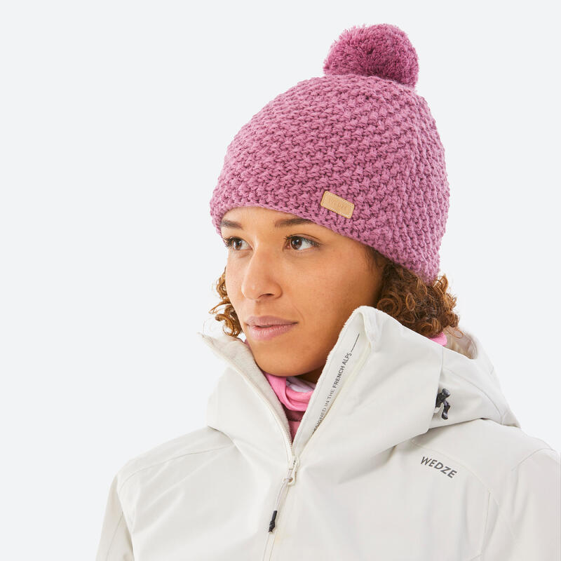 BONNET DE SKI ADULTE MADE IN FRANCE - TIMELESS - VIOLET