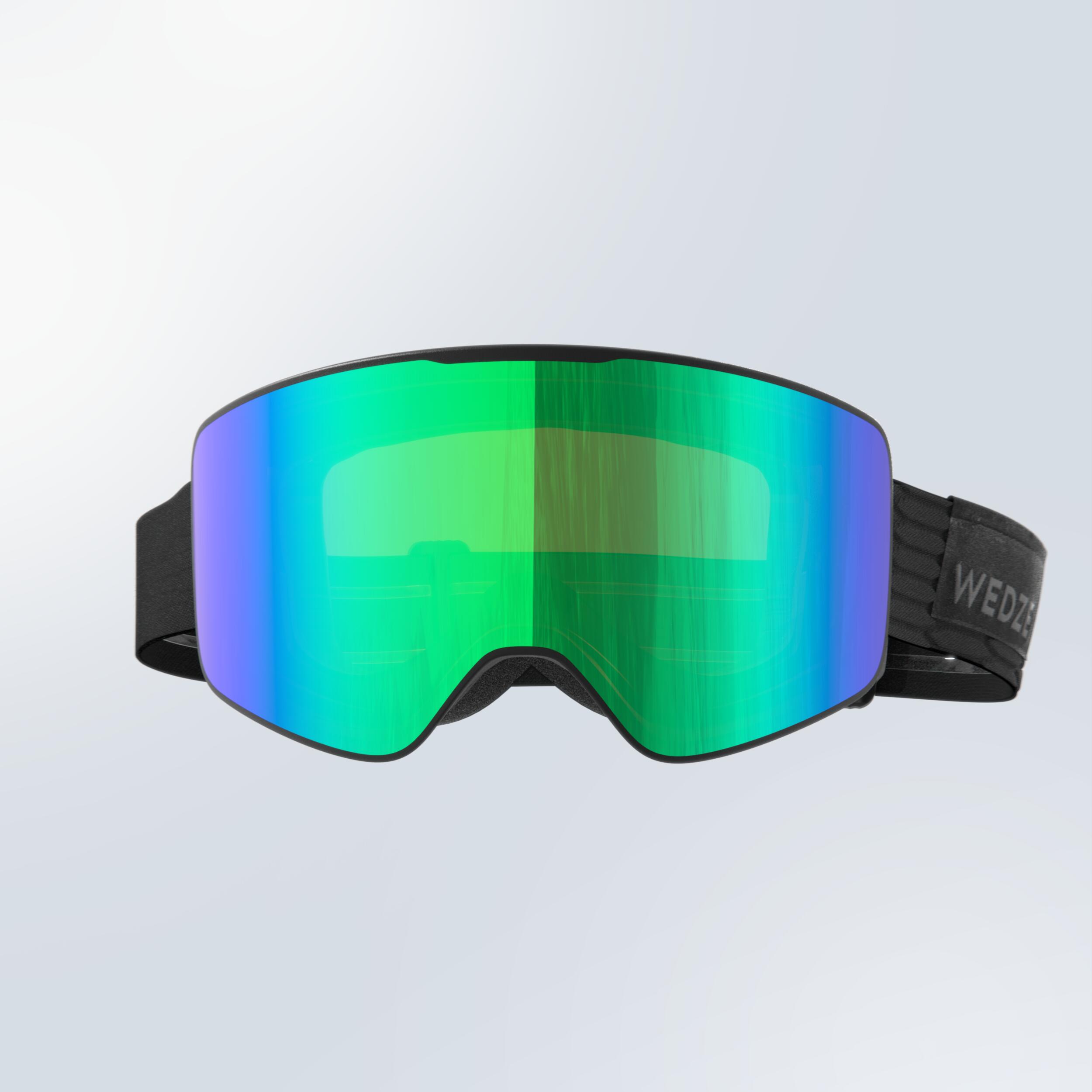 Masque de ski online vert