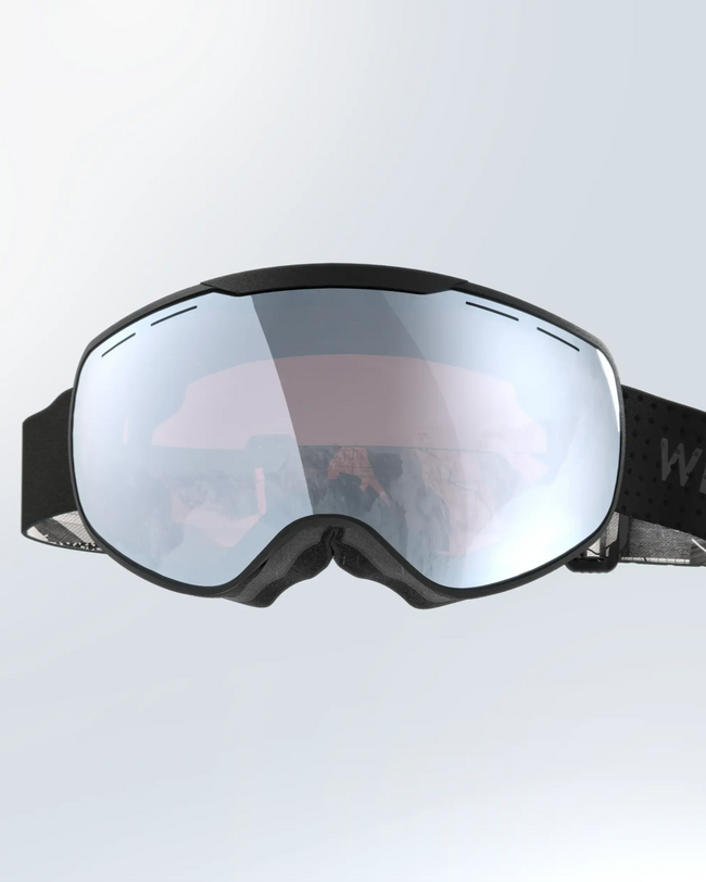 MASQUE DE SKI ET DE SNOWBOARD MAUVAISE MÉTÉO POUR ENFANT ET ADULTE - G 900 S1 - NOIR