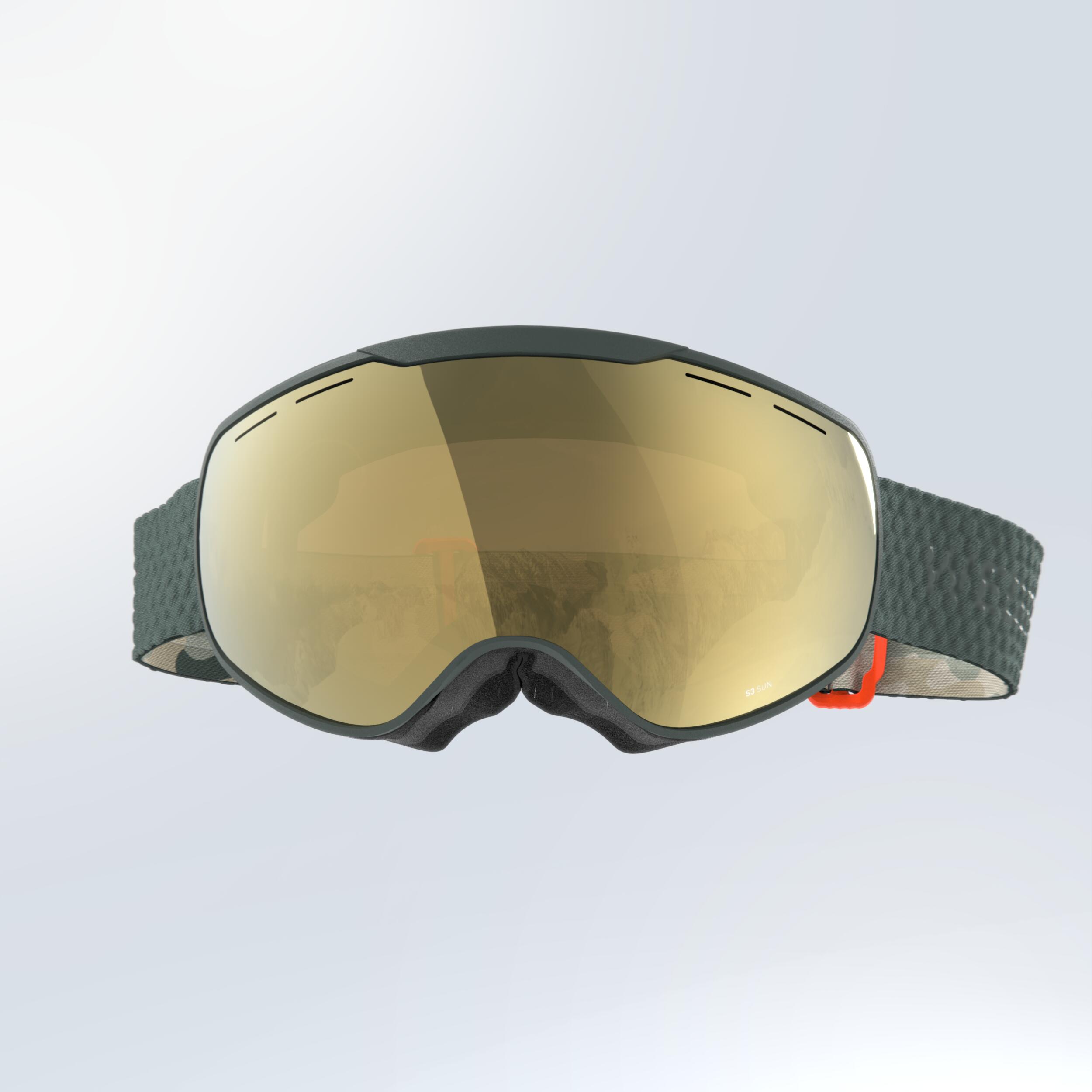 KIDS’ AND ADULT SKIING AND SNOWBOARDING GOGGLES GOOD WEATHER G 900 S3