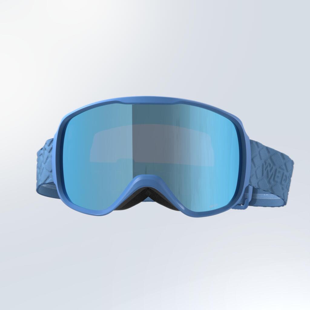 JUNIOR ADULT SKI AND SNOWBOARD GOOD WEATHER MASK - G 500 S3 - BLUE