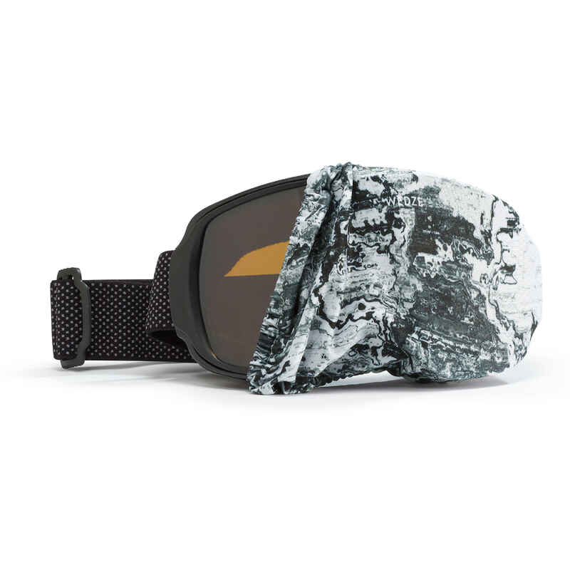 SKI AND SNOWBOARD GOGGLES CASE P 100 GRAPHITE Decathlon