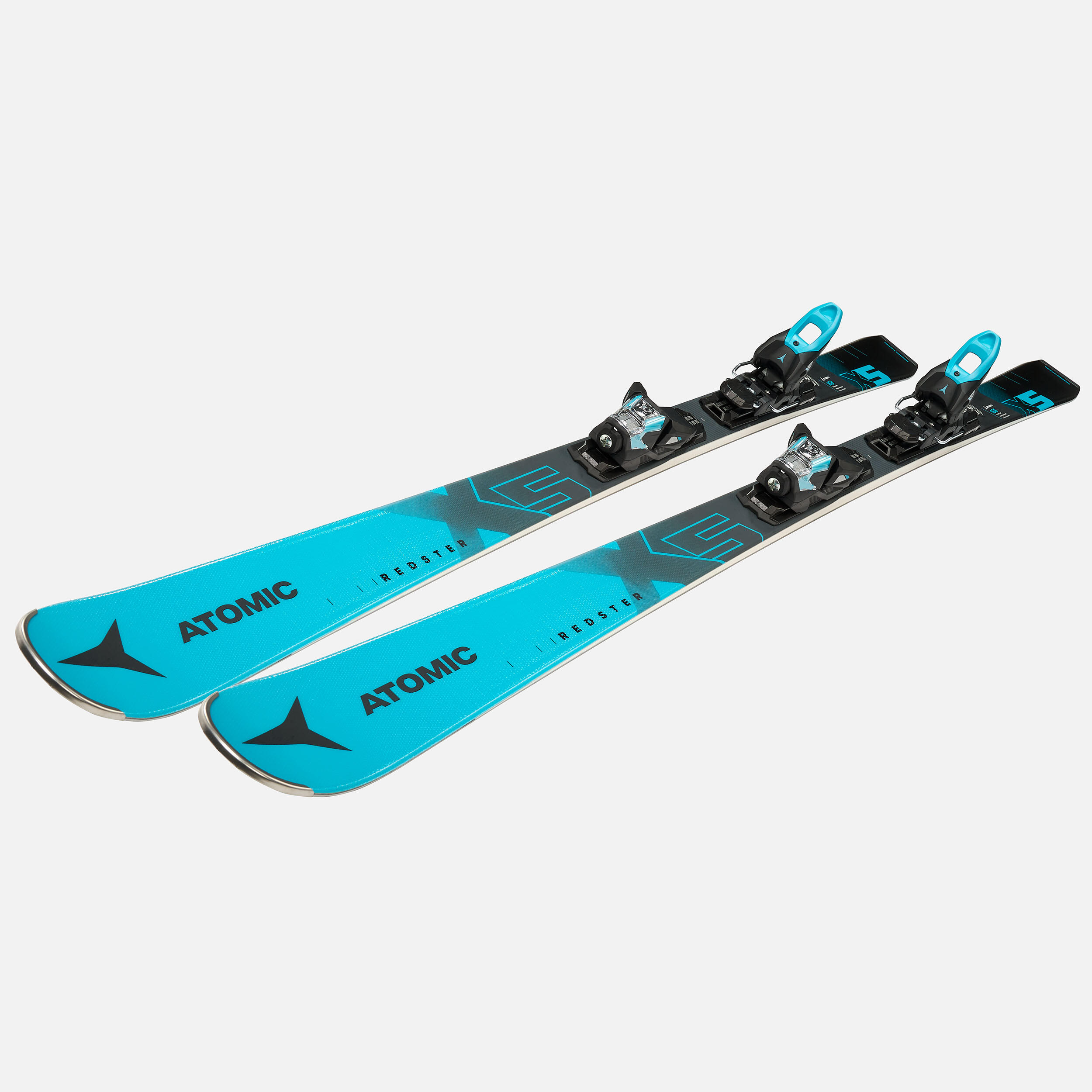 ALPINE SKI WITH BINDINGS - ATOMIC REDSTER X 5 - BLACK BLUE