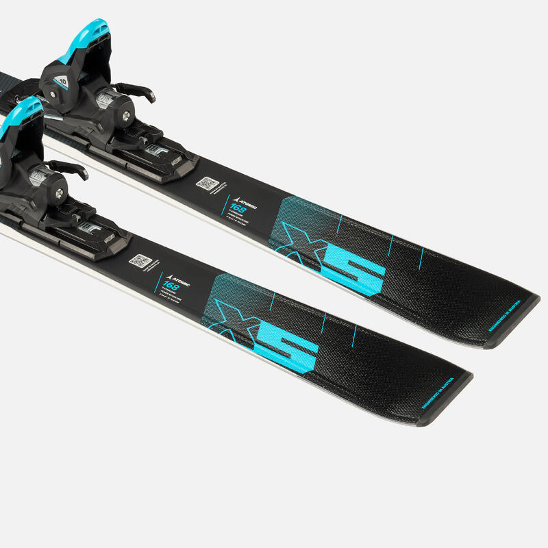 SKI ALPIN AVEC FIXATIONS - ATOMIC REDSTER X 5 - NOIR BLEU