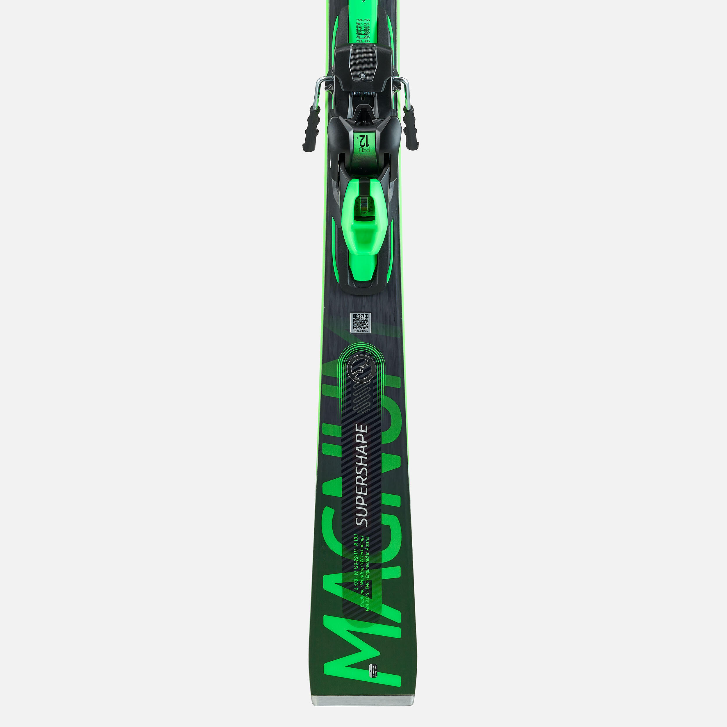 SKI ALPIN HOMME AVEC FIXATIONS - HEAD SUPER SHAPE MAGNUM 6/10