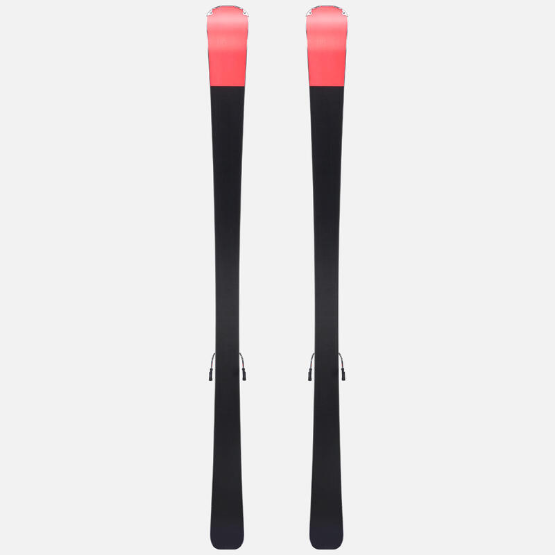 SKIS DE PISTA COM FIXAÇÕES HOMEM - BOOST 580 - CAQUI ROSA