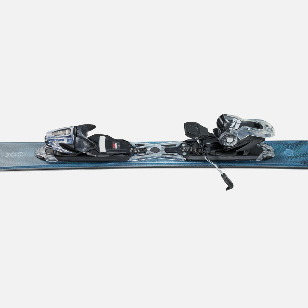 WOMEN'S DOWNHILL SKI WITH BINDINGS - ROSSIGNOL EXPERIENCE 80 W