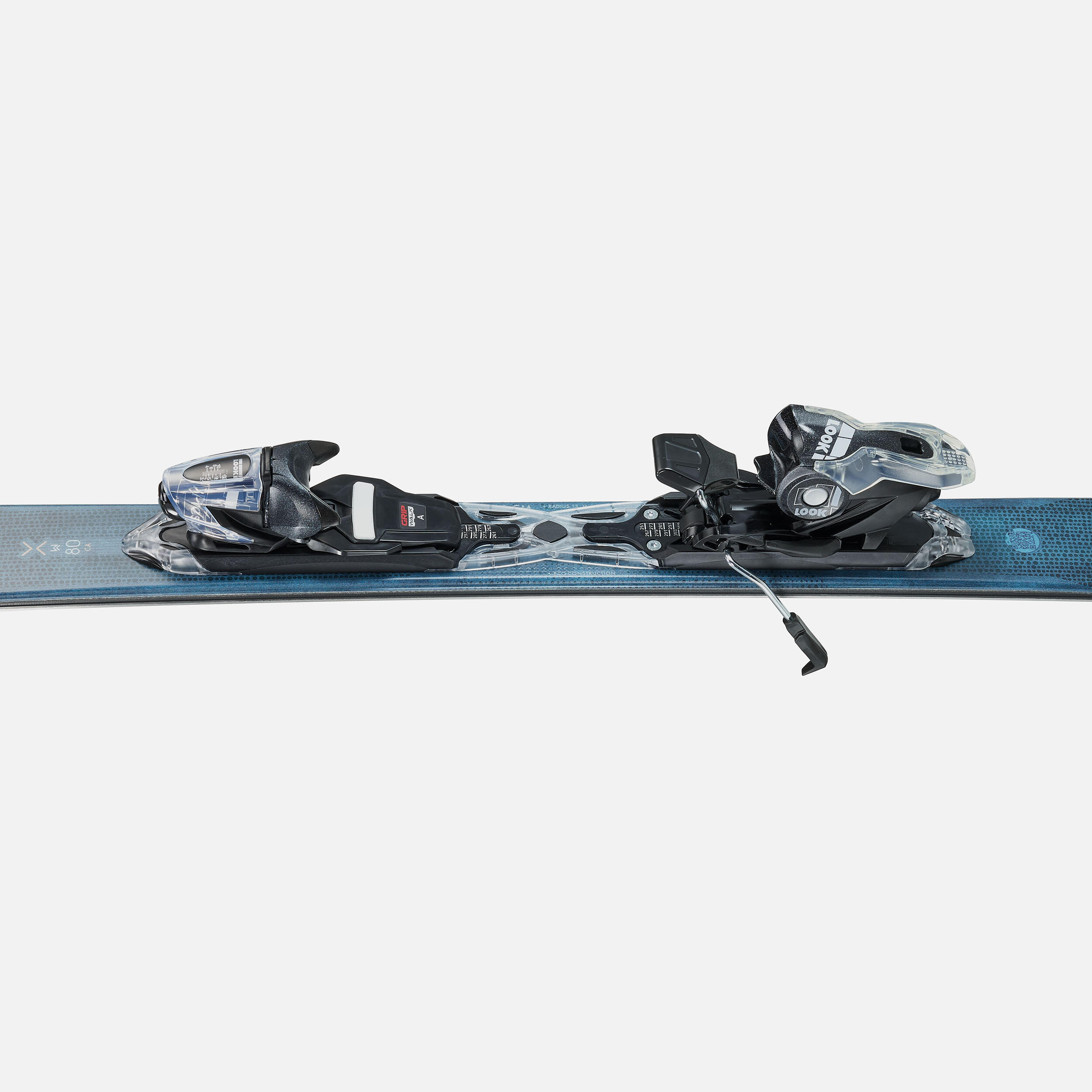 WOMEN'S DOWNHILL SKI WITH BINDINGS - ROSSIGNOL EXPERIENCE 80 W 9/9