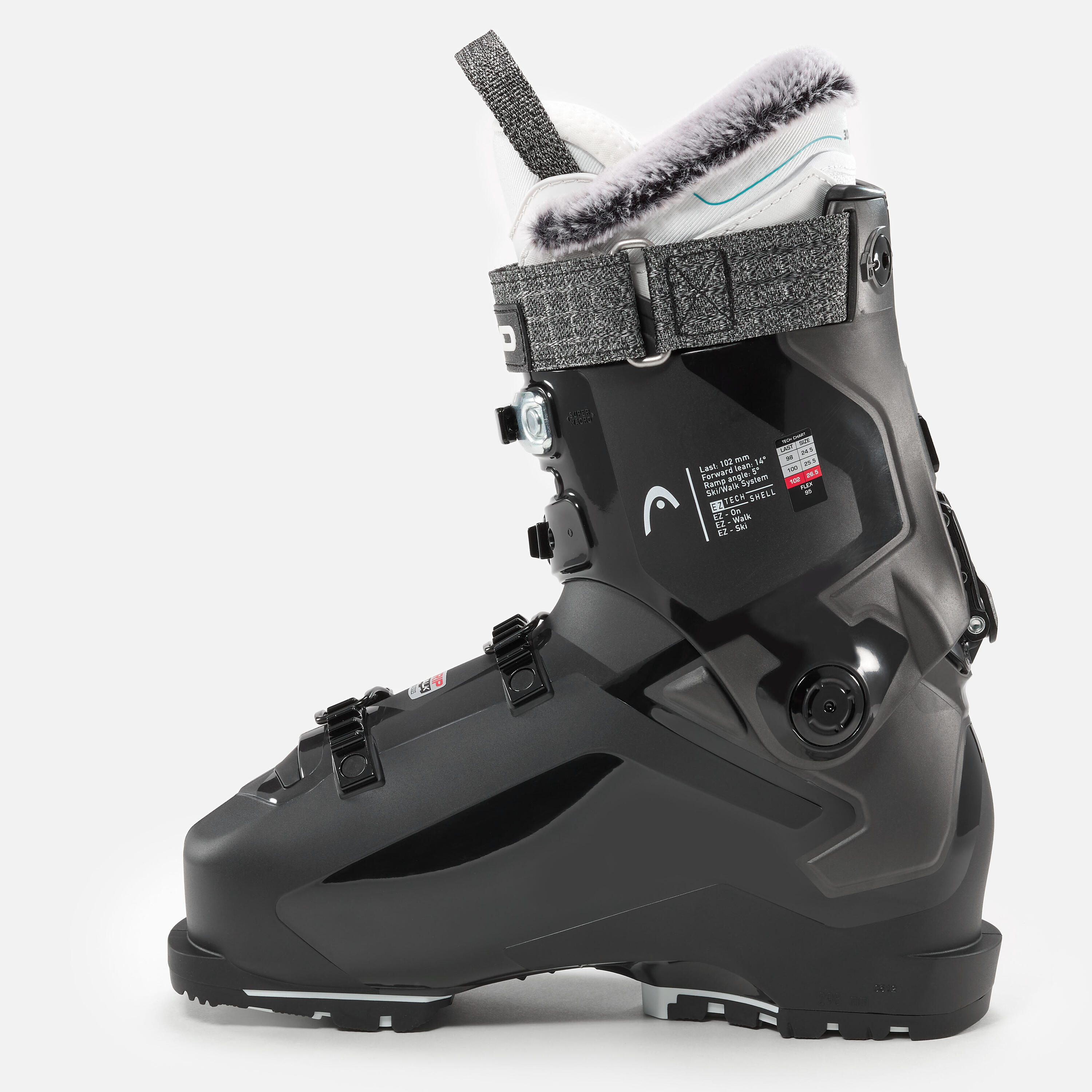 WOMEN'S SKI BOOTS - HEAD LYT 95 W 3/8