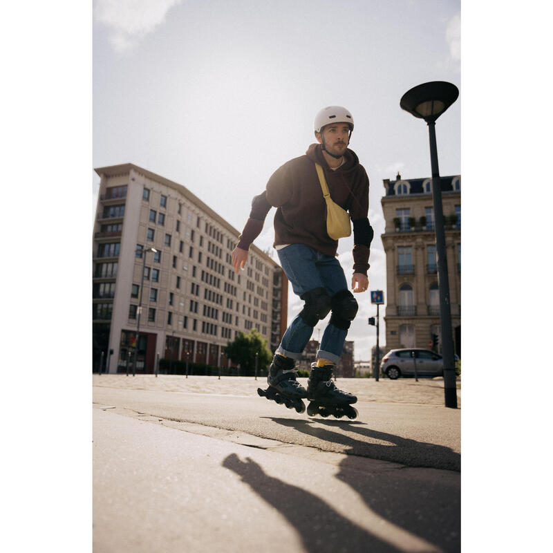 Patins Em Linha Estrutura Rígida Adulto MF140 Cinzento