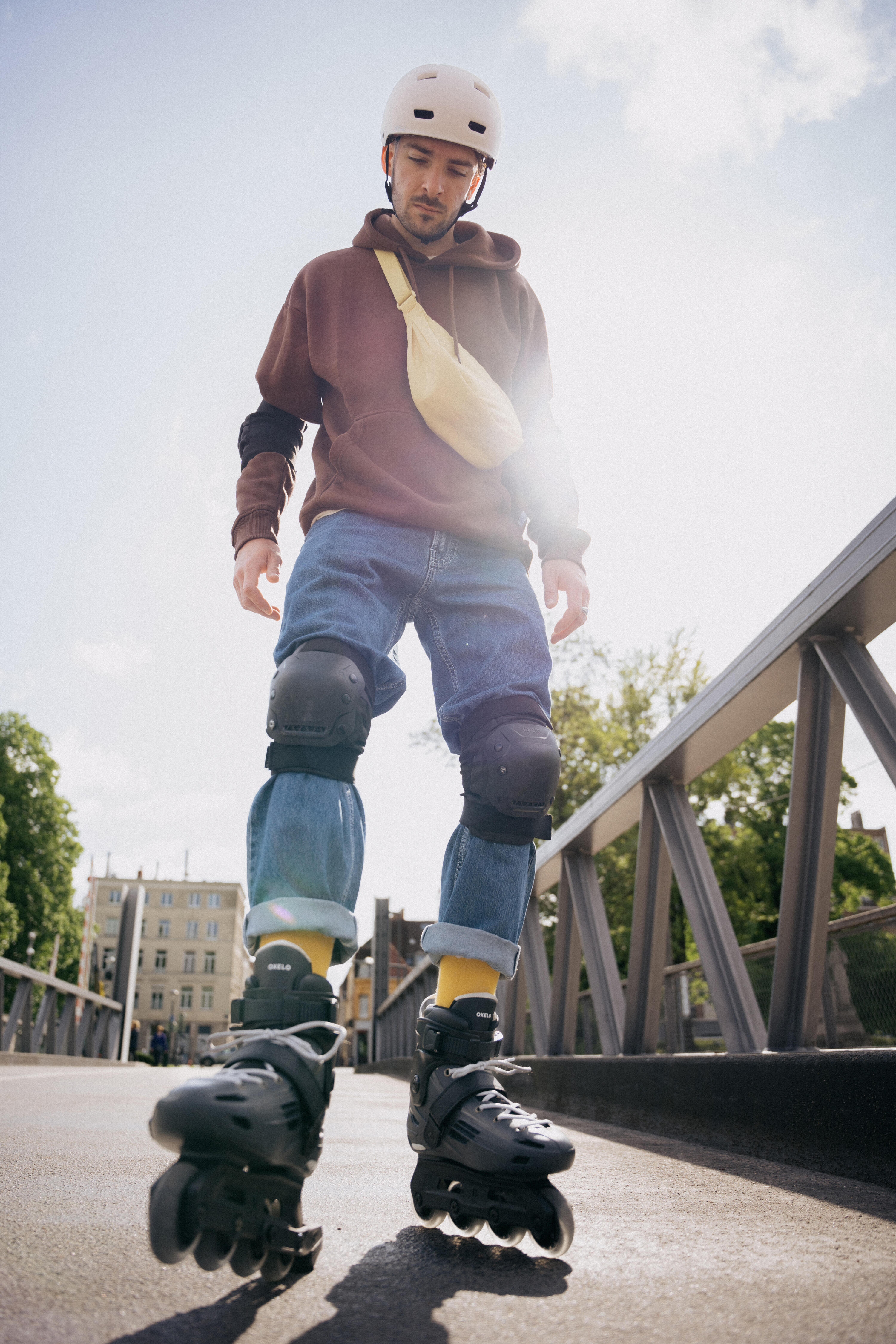 Patins à roues alignées à coque rigide, MF 140 12/16