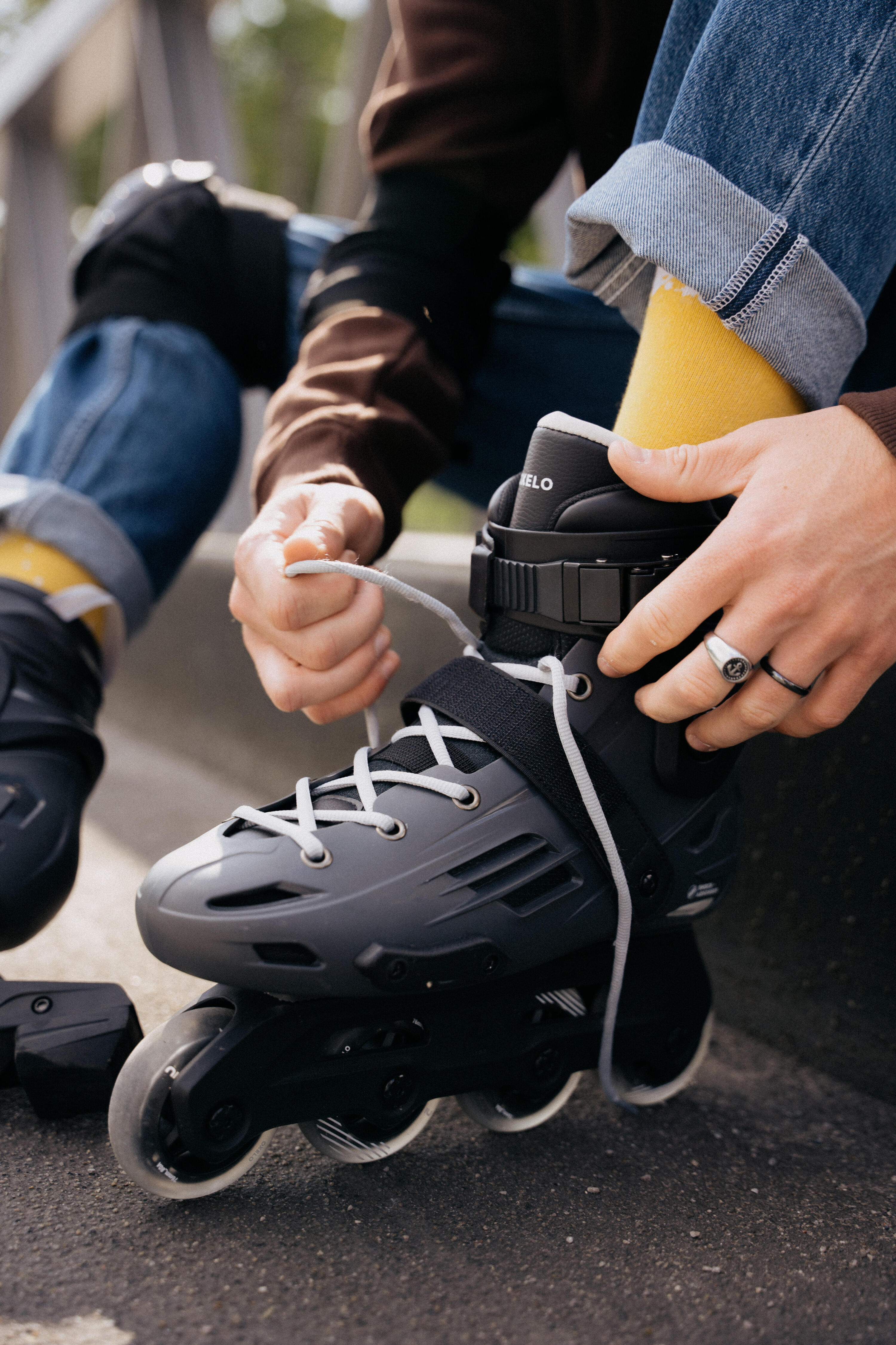 Patins à roues alignées à coque rigide, MF 140 11/16