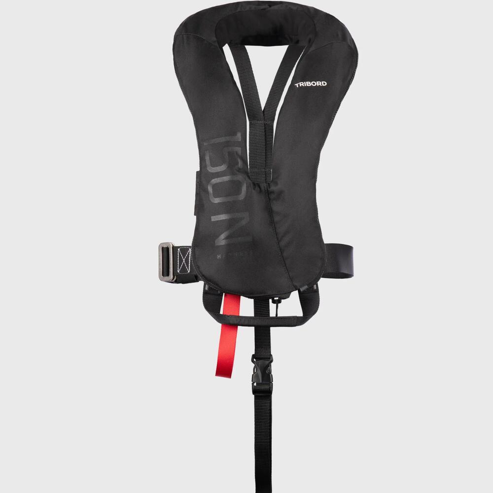 Gilet de sauvetage gonflable bateau adulte LJ150N AIR avec harnais noi : notice, réparation