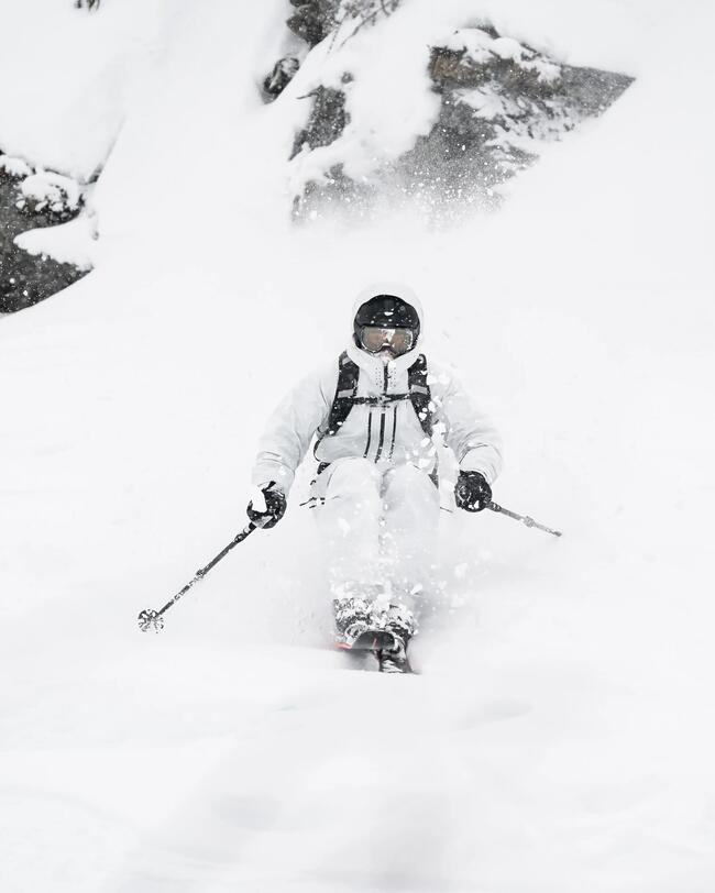 Freeride Ski Suit - Minimal Edition - Day White