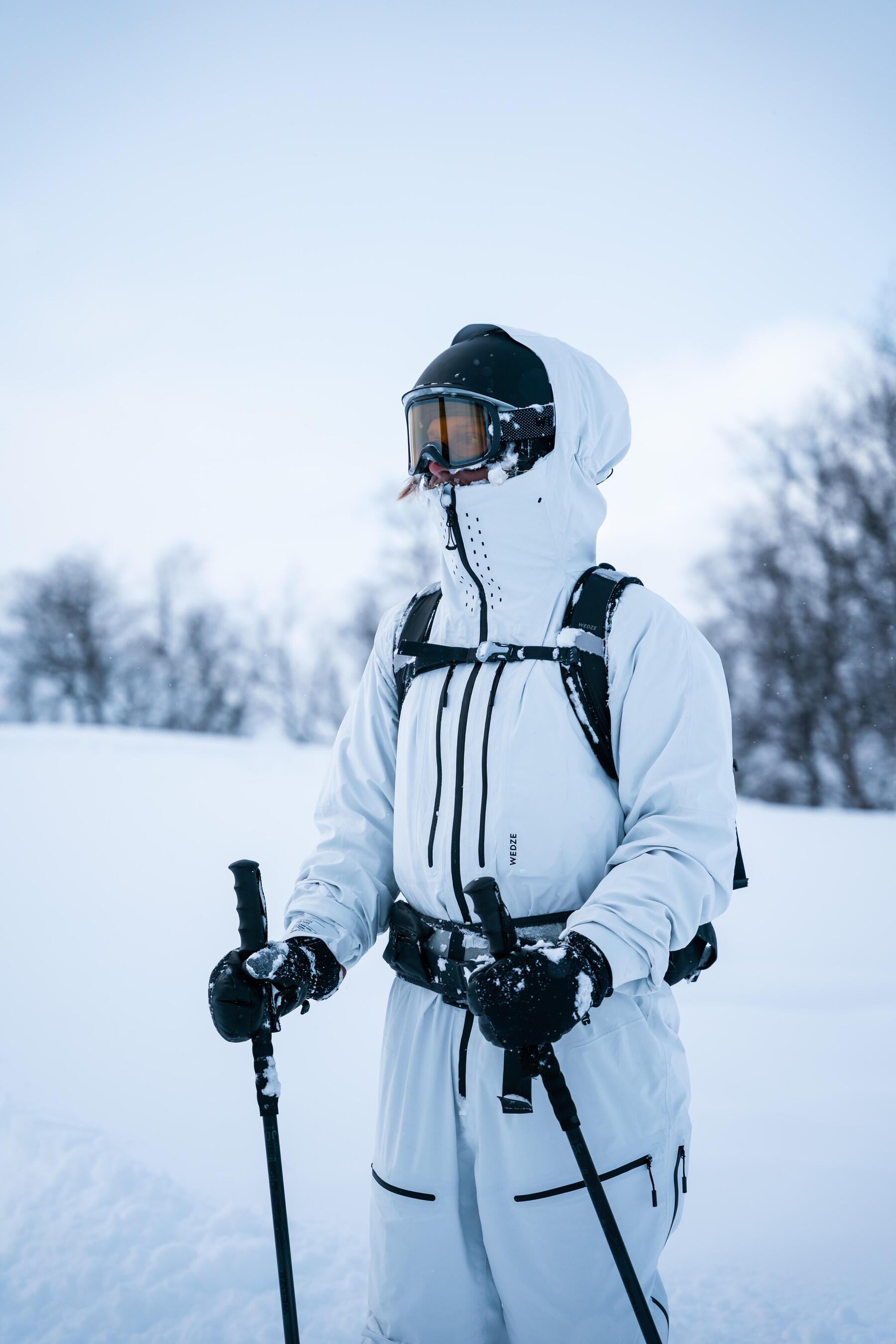 combinaison ski blanche