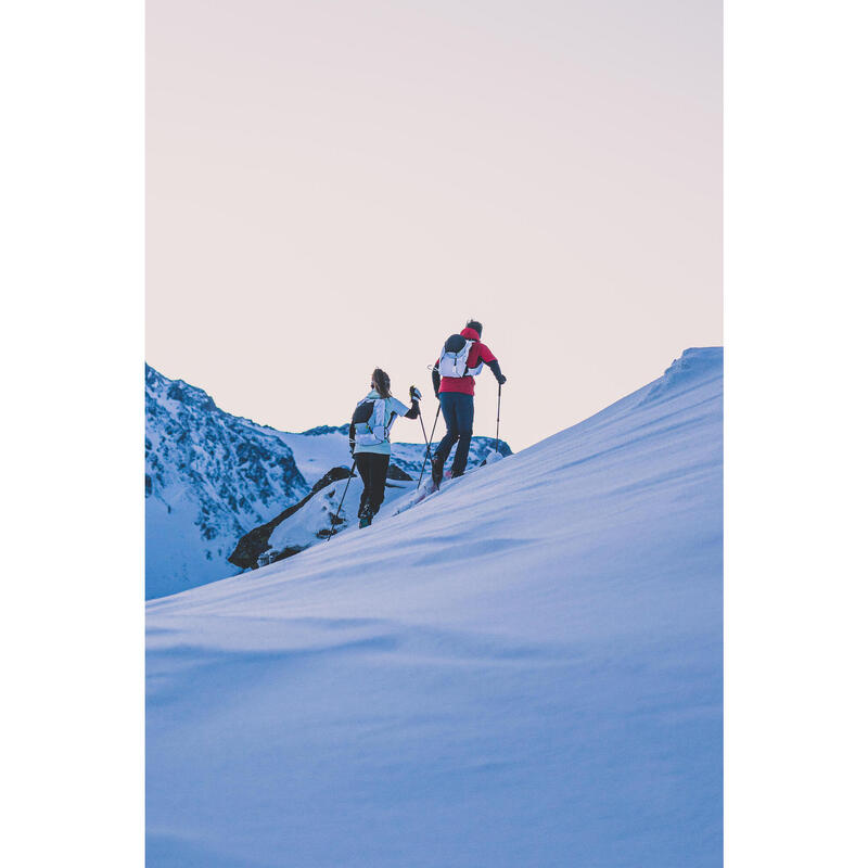 Tourenskiweste Damen kurzarm - Pacer blau/gelb