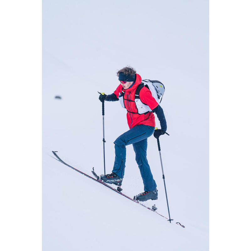 GILET MANCHE COURTE SKI DE RANDONNEE HOMME PACER - ROUGE ET BLEU MARINE