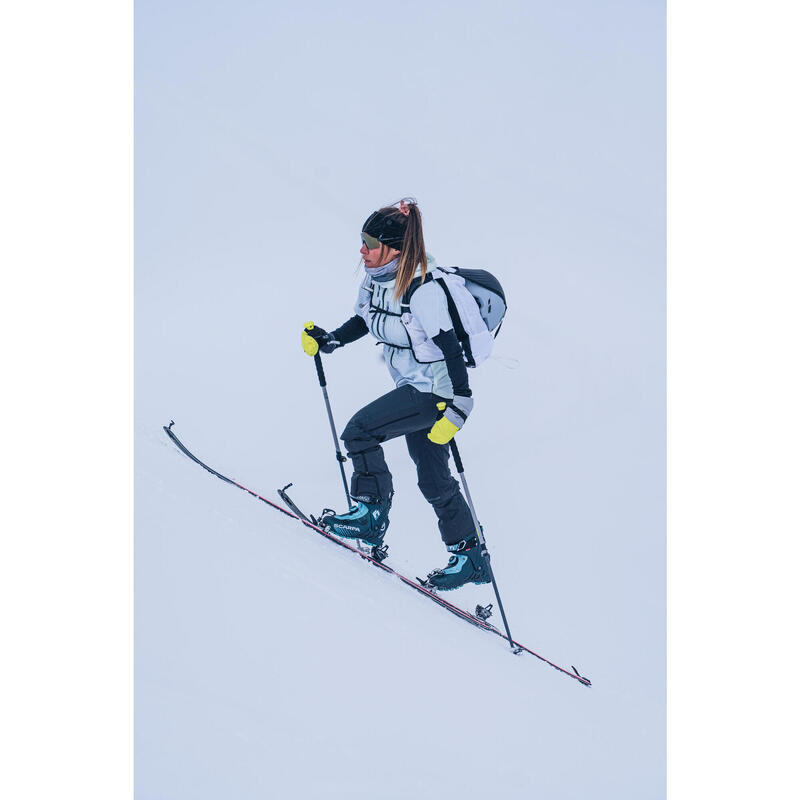 CALÇAS DE SKI DE CAMINHADA LEVES MULHER PACER - CINZENTO ESCURO