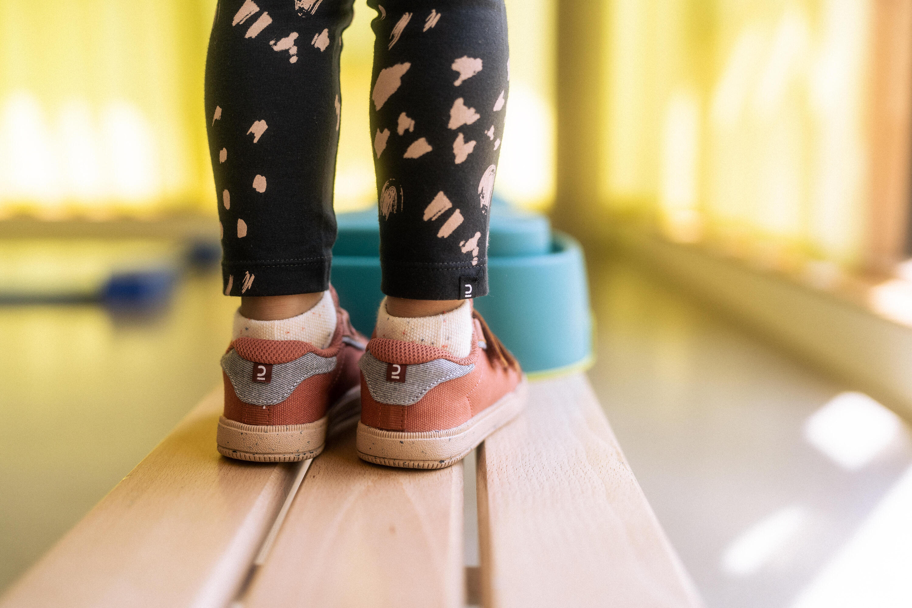 Leggings baby ginnastica 500 cotone stampati 8/14