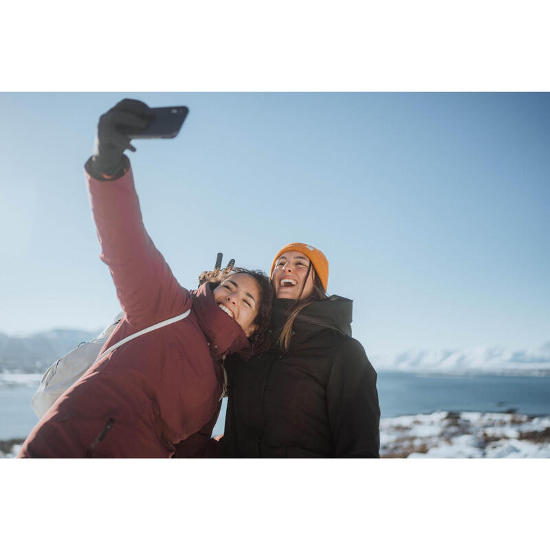Waterdichte winterparka voor wandelen dames SH500 -10°C