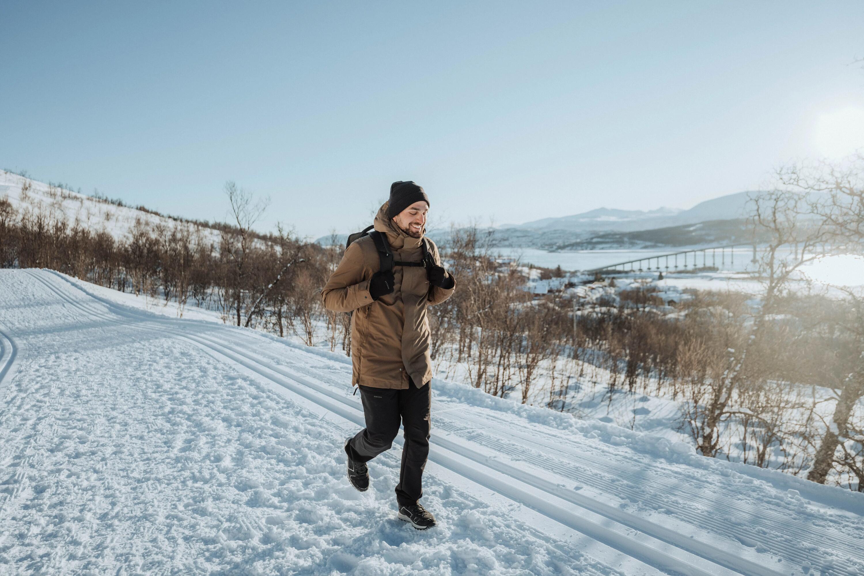 MEN'S HIKING WATERPROOF WINTER PARKA - SH500 -10°C  13/17