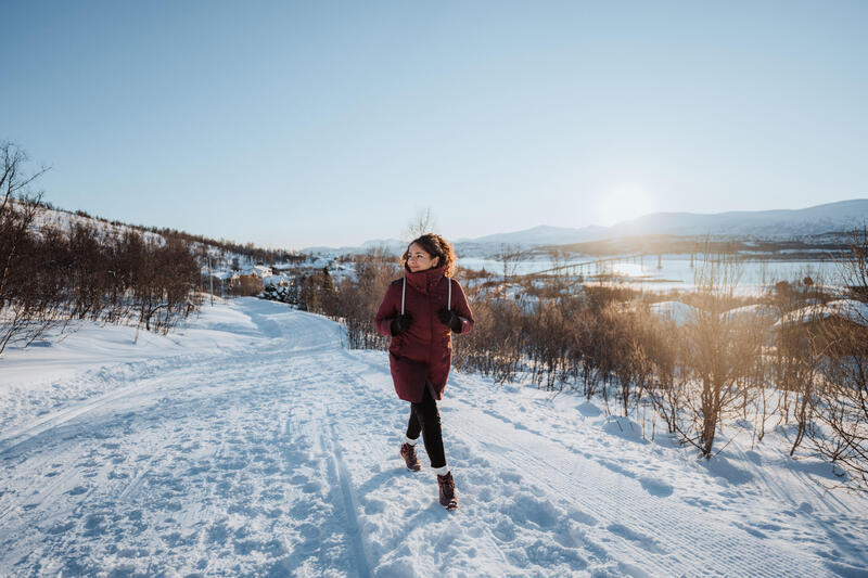 Parka turystyczna damska zimowa Quechua SH500 -10°C wodoodporna