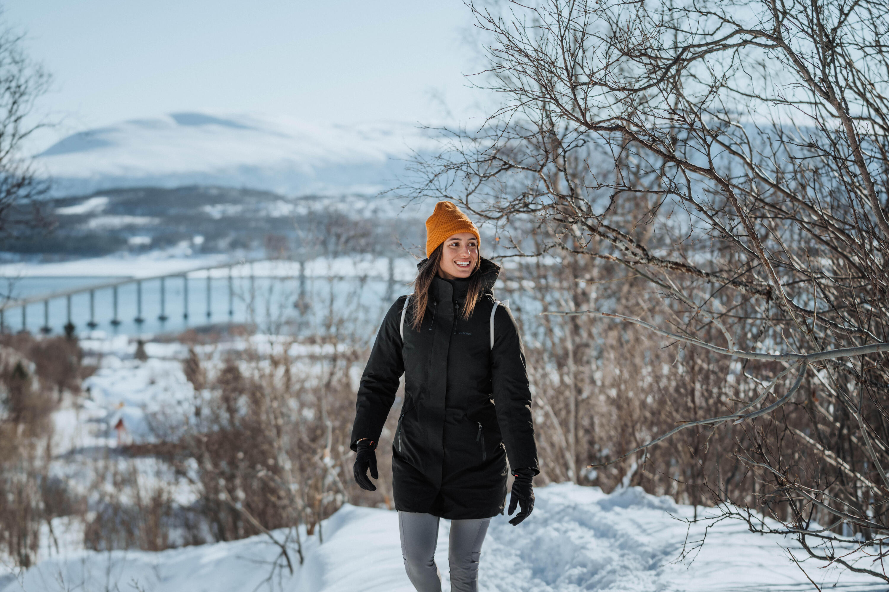Parka d'hiver imperméable femme, NH 500 12/20