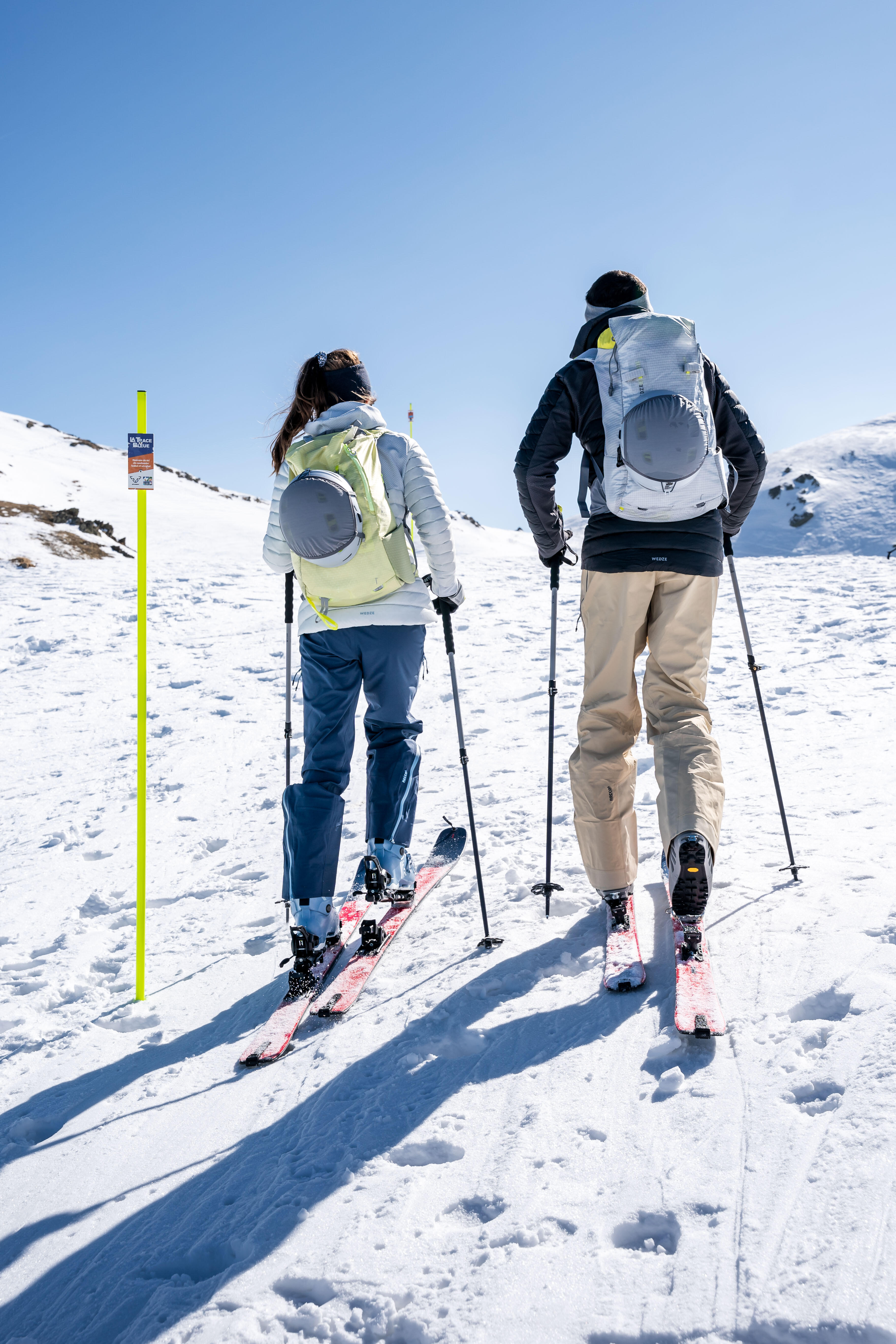 Touring Skis with Tyrolia Ambition 10 Bindings and Skins, Cruiser 80 - WEDZE