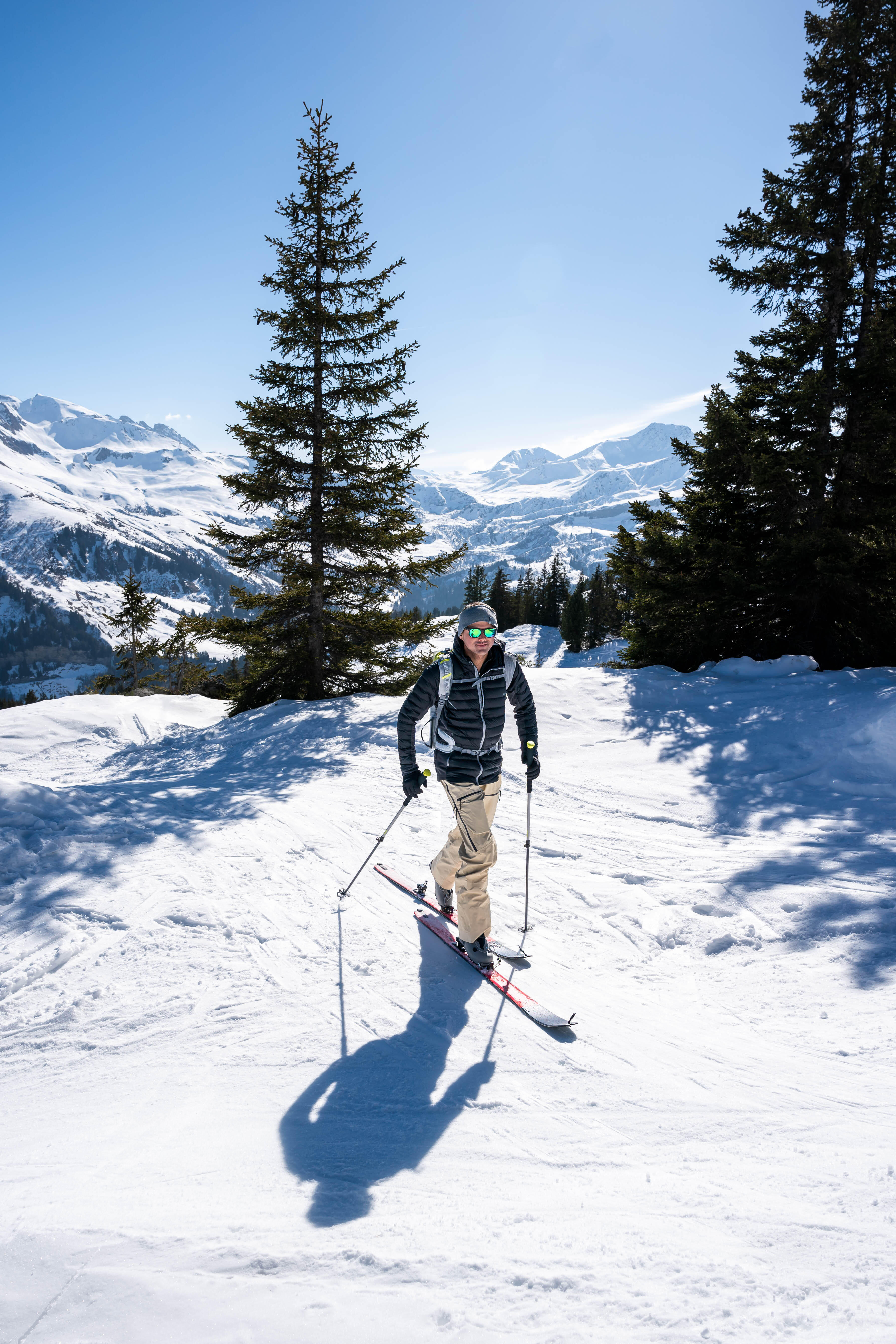 Touring Skis with Tyrolia Ambition 10 Bindings and Skins, Cruiser 80 - WEDZE