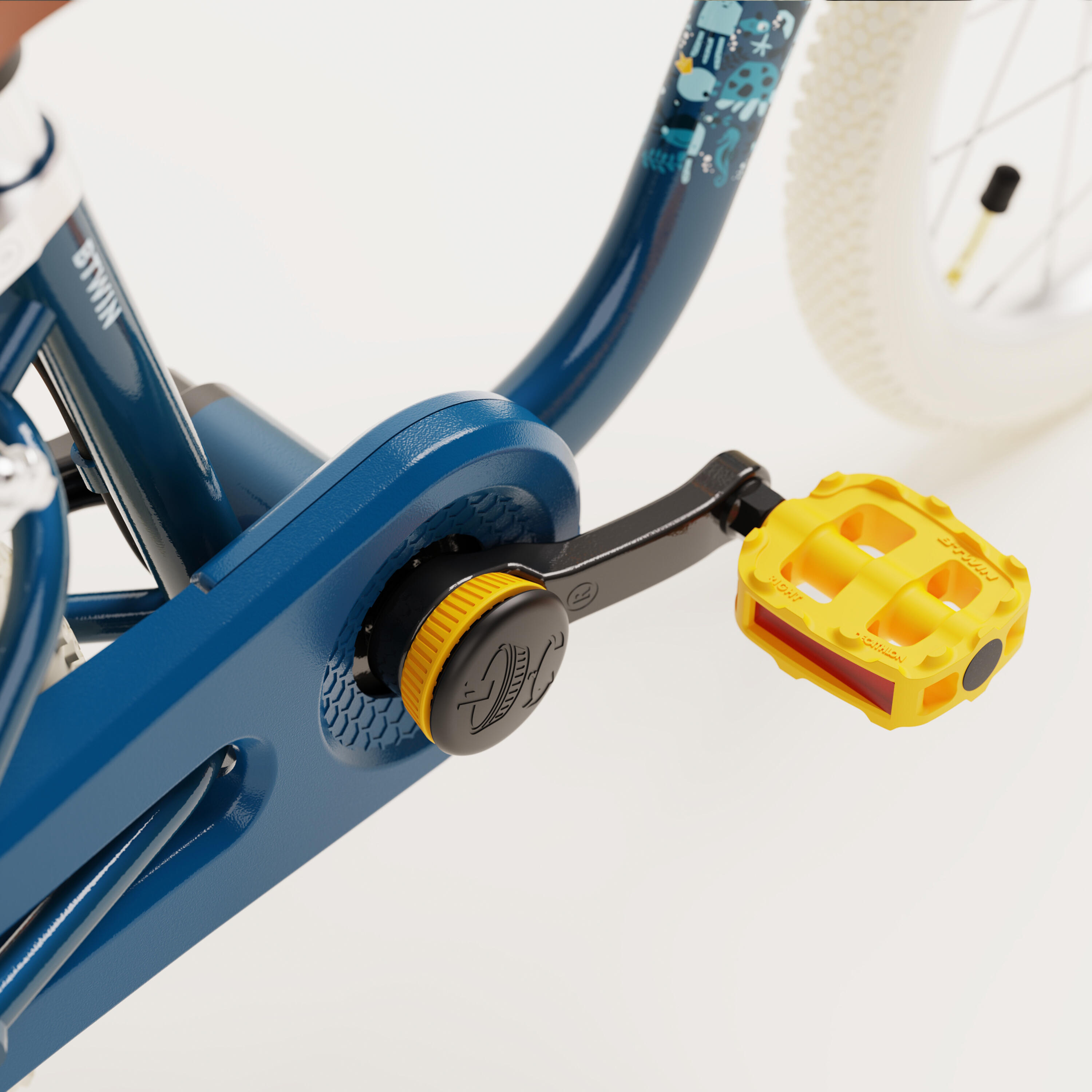 Kinderfahrrad 2-in-1 Laufrad 14 Zoll 3-5 Jahre Discover 900 blau 16/17