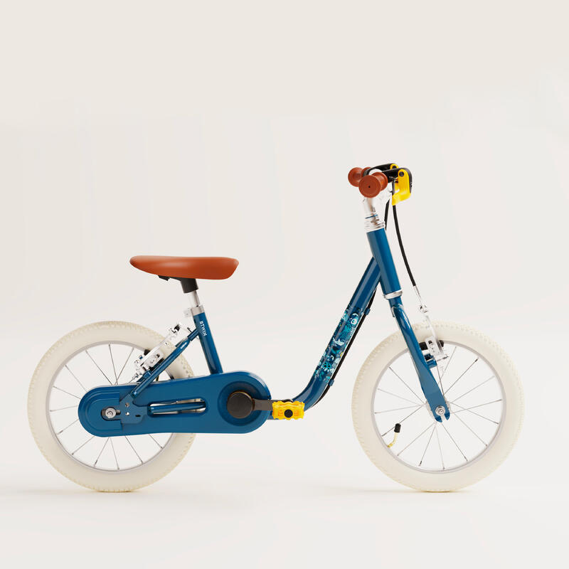 VELO ENFANT 2EN1 DRAISIENNE 3-5 ANS 14 pouces - DISCOVER 900 Bleu