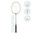 Adult Badminton Racket BR Sensation 530 Orange Black