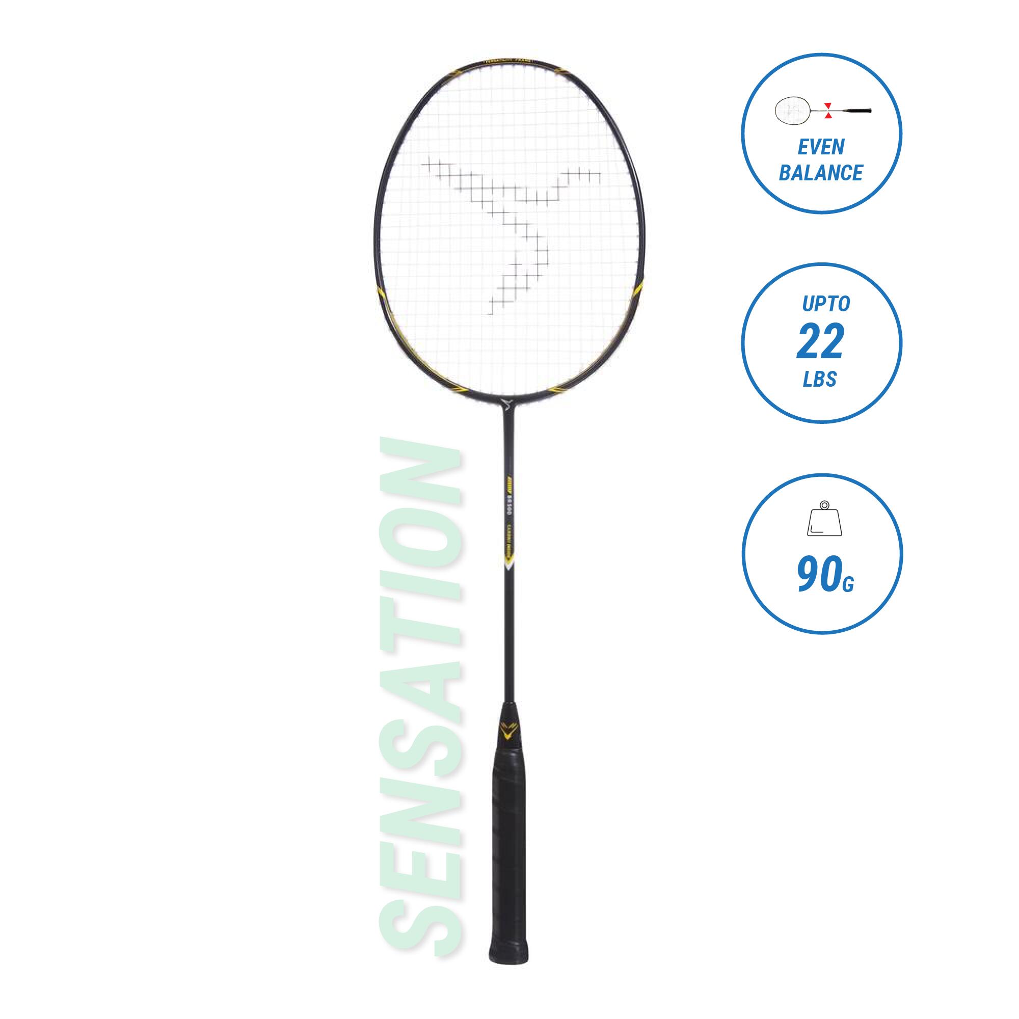 Buy Adult Badminton Racket BR 500 White Online Decathlon