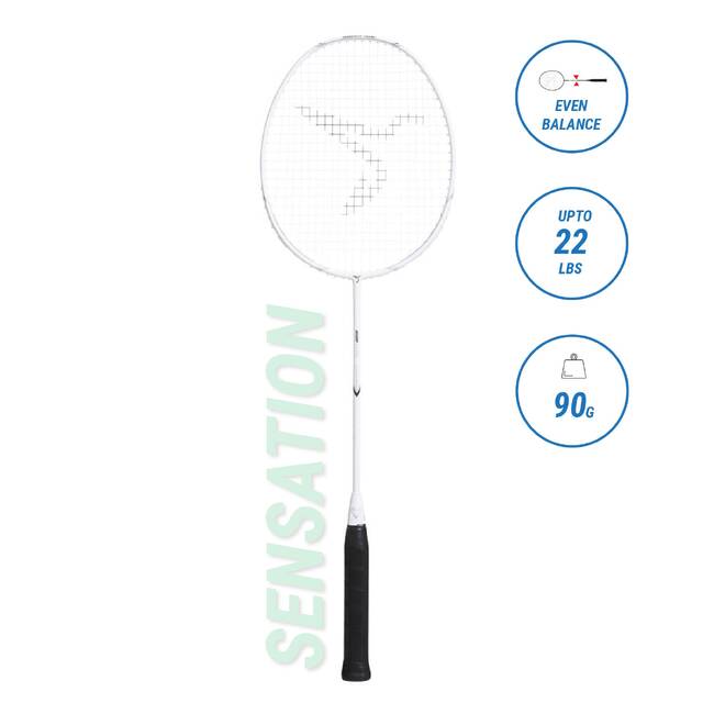 Buy Adult Badminton Racket BR 500 White Online