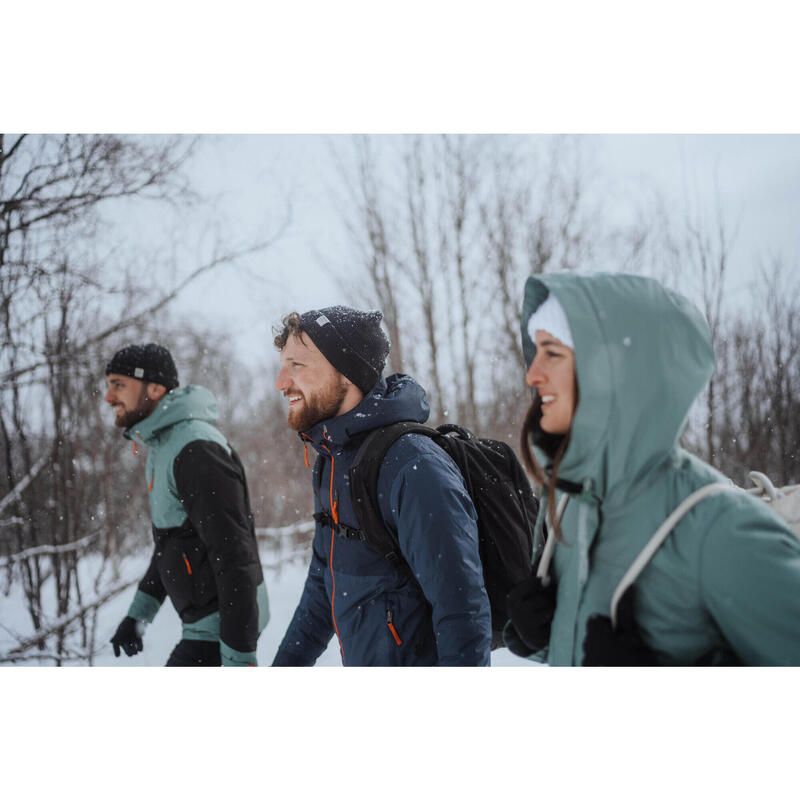 Abrigo de montaña y nieve impermeable con capucha Hombre Quechua SH500