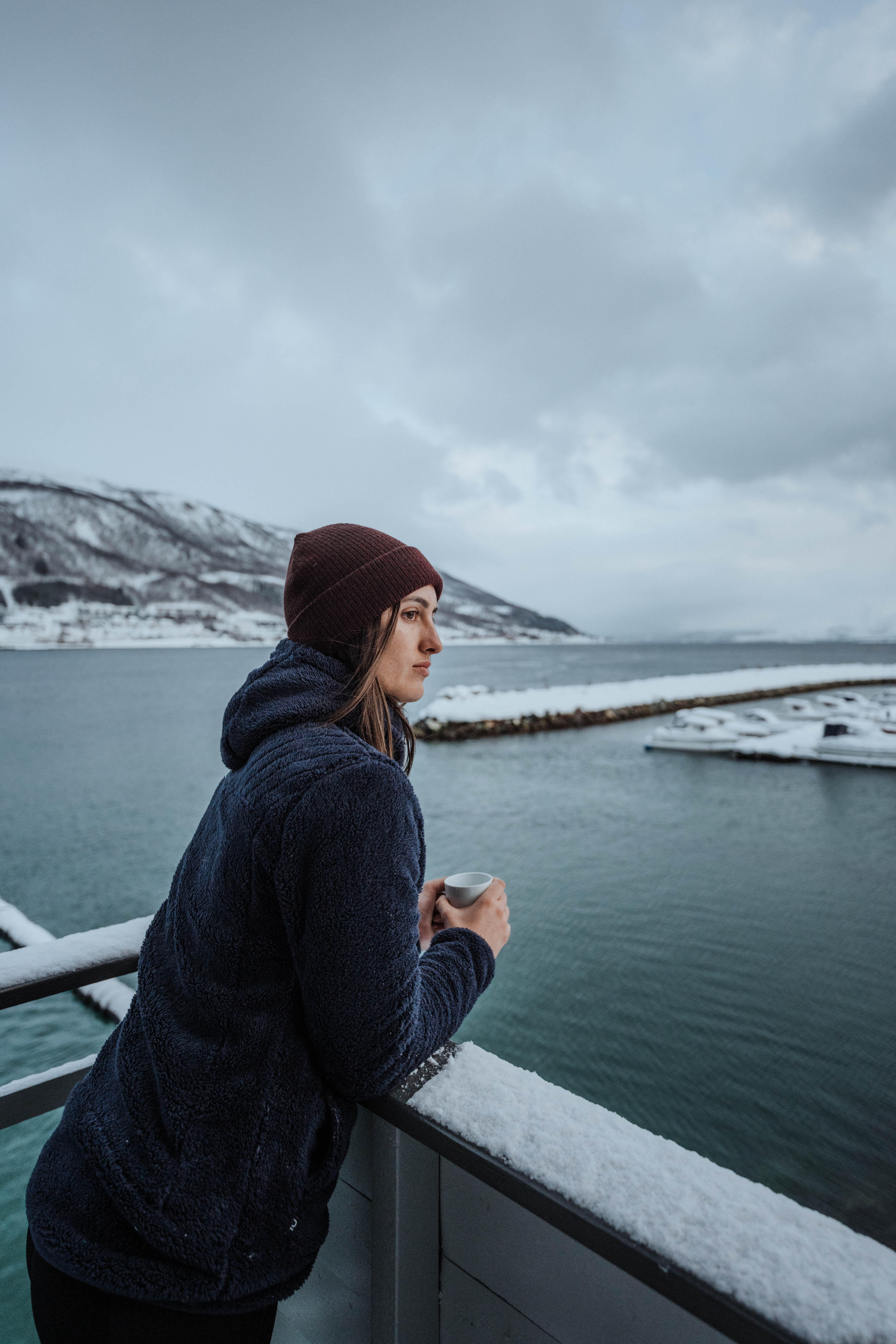 Women’s Fleece Hoodie Jacket – SH 500 - QUECHUA