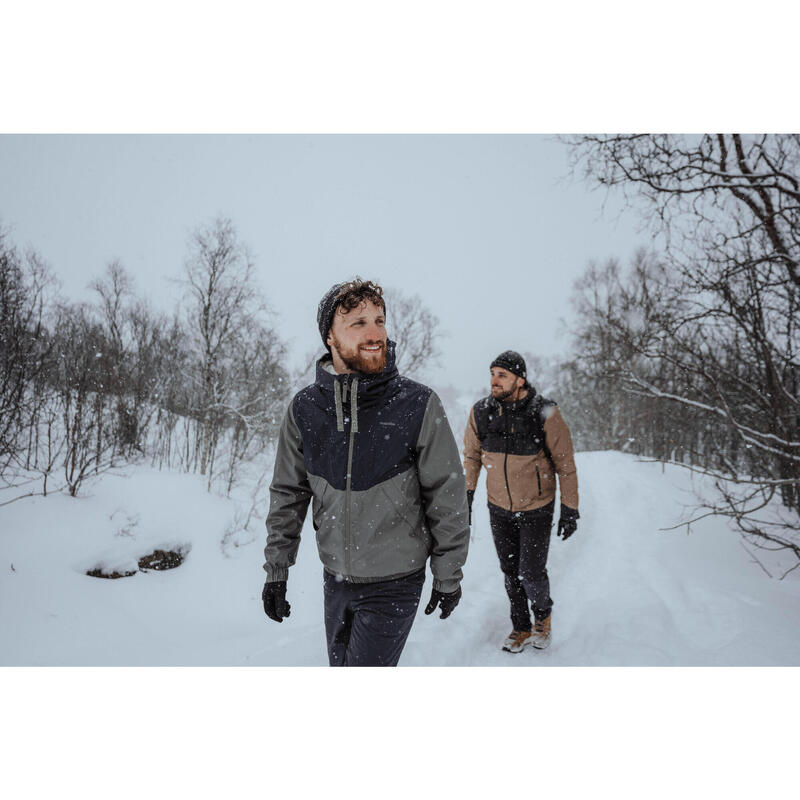 Erkek Su Geçirmez Outdoor Kar Montu / Kışlık Mont - Kahverengi - SH500 -10°C