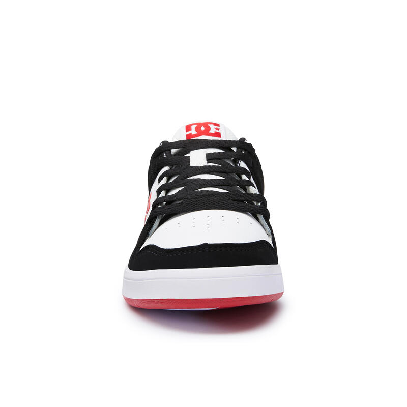 Zapatillas Skate niños DC Shoes Cure Negro Rojo y Blanco