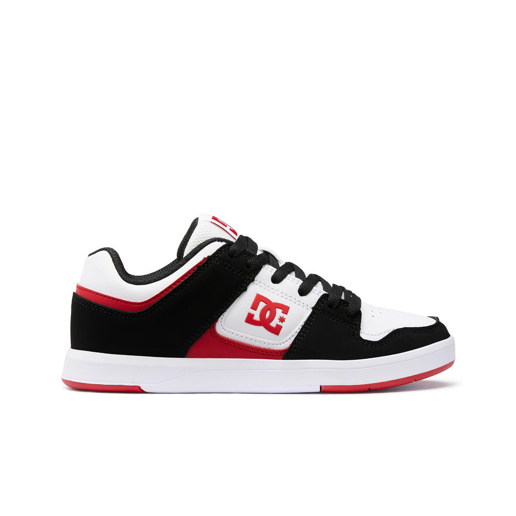 Detská obuv na skateboard Cure čierno-červeno-biela