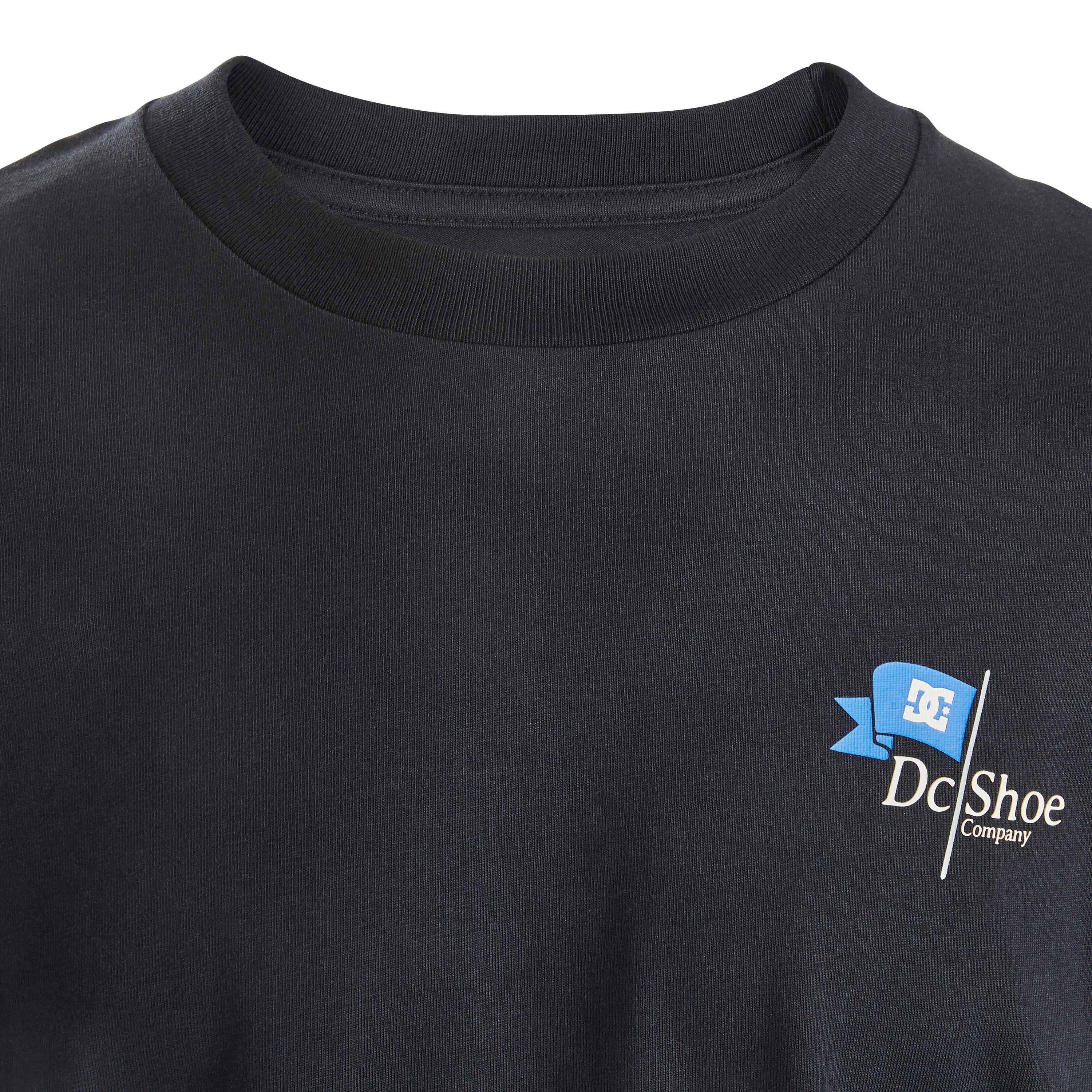 T-SHIRT DE SKATEBOARD POUR ADULTE DC SHOES FLAGGED NOIR 3/5
