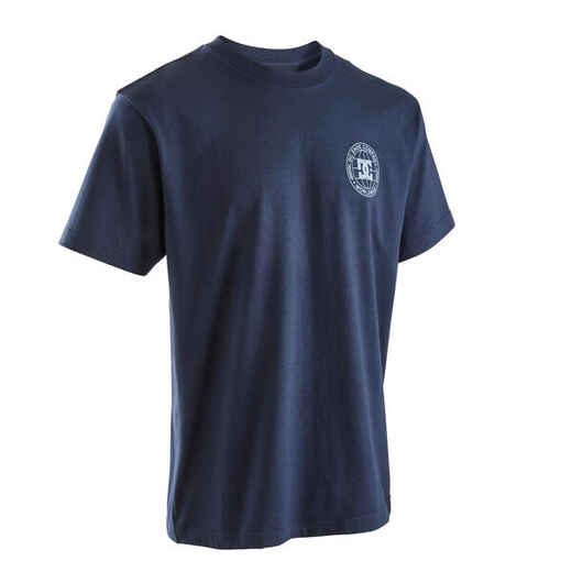 
      Adult Skateboarding T-Shirt Pressed - Blue
  