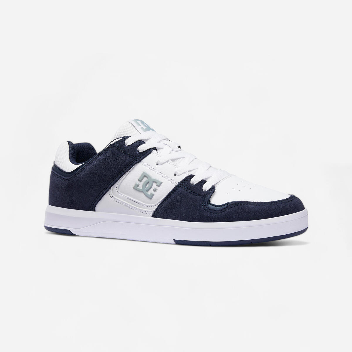 Chaussure de skate pour adulte dc shoe cure bleu blanc