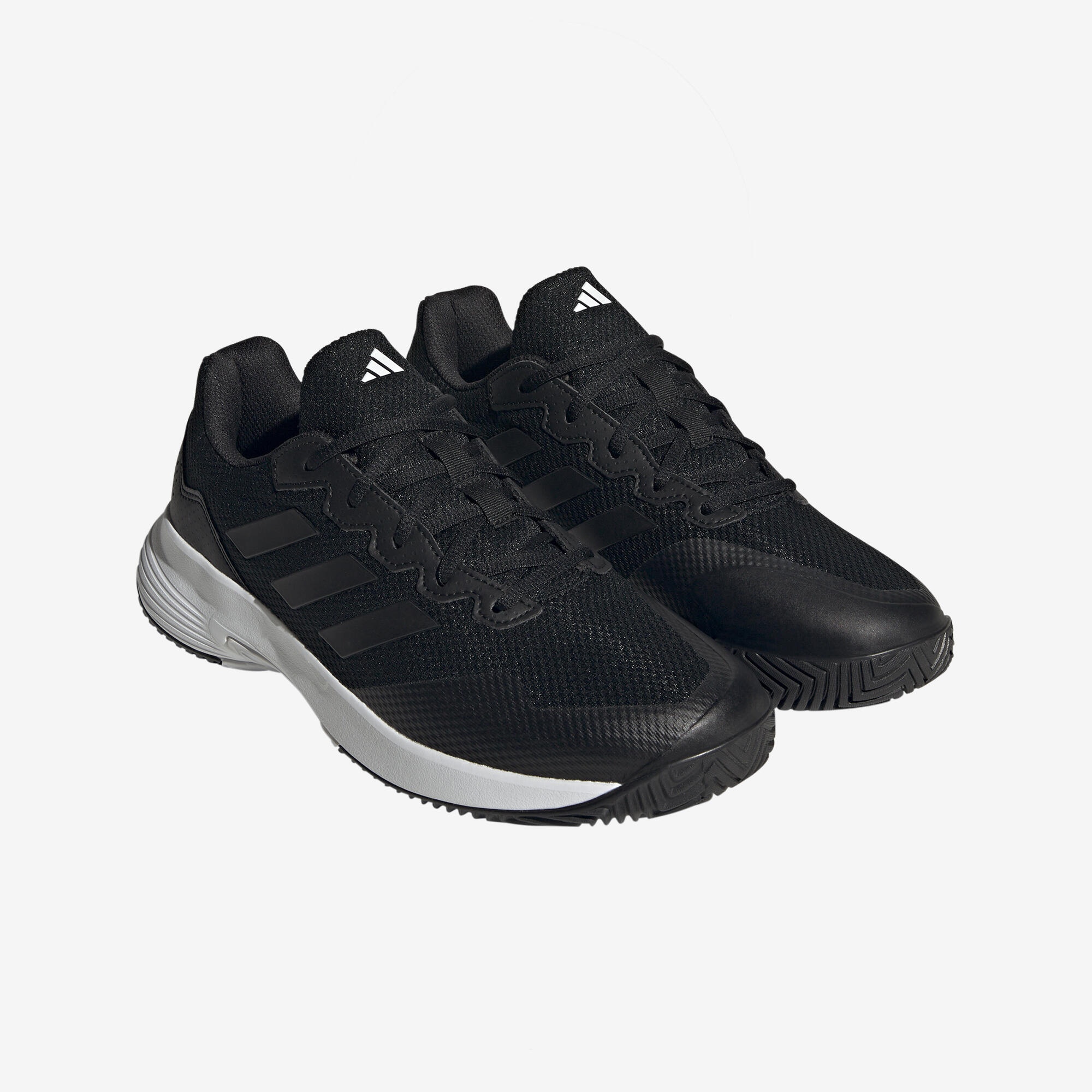 Men's Multicourt Tennis Shoes Gamecourt - Black 3/8