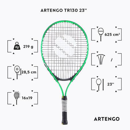 Kids' 23" Tennis Racket TR130 - Green