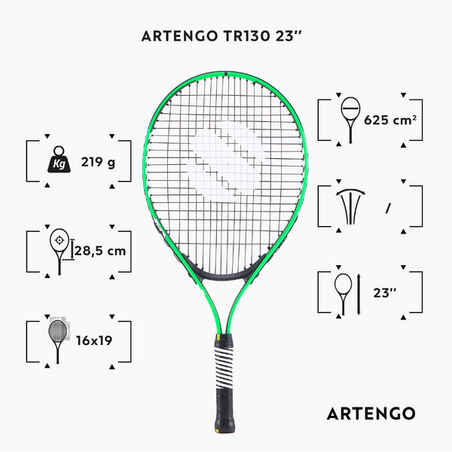 Raqueta de tenis niños Artengo TR130 23"
